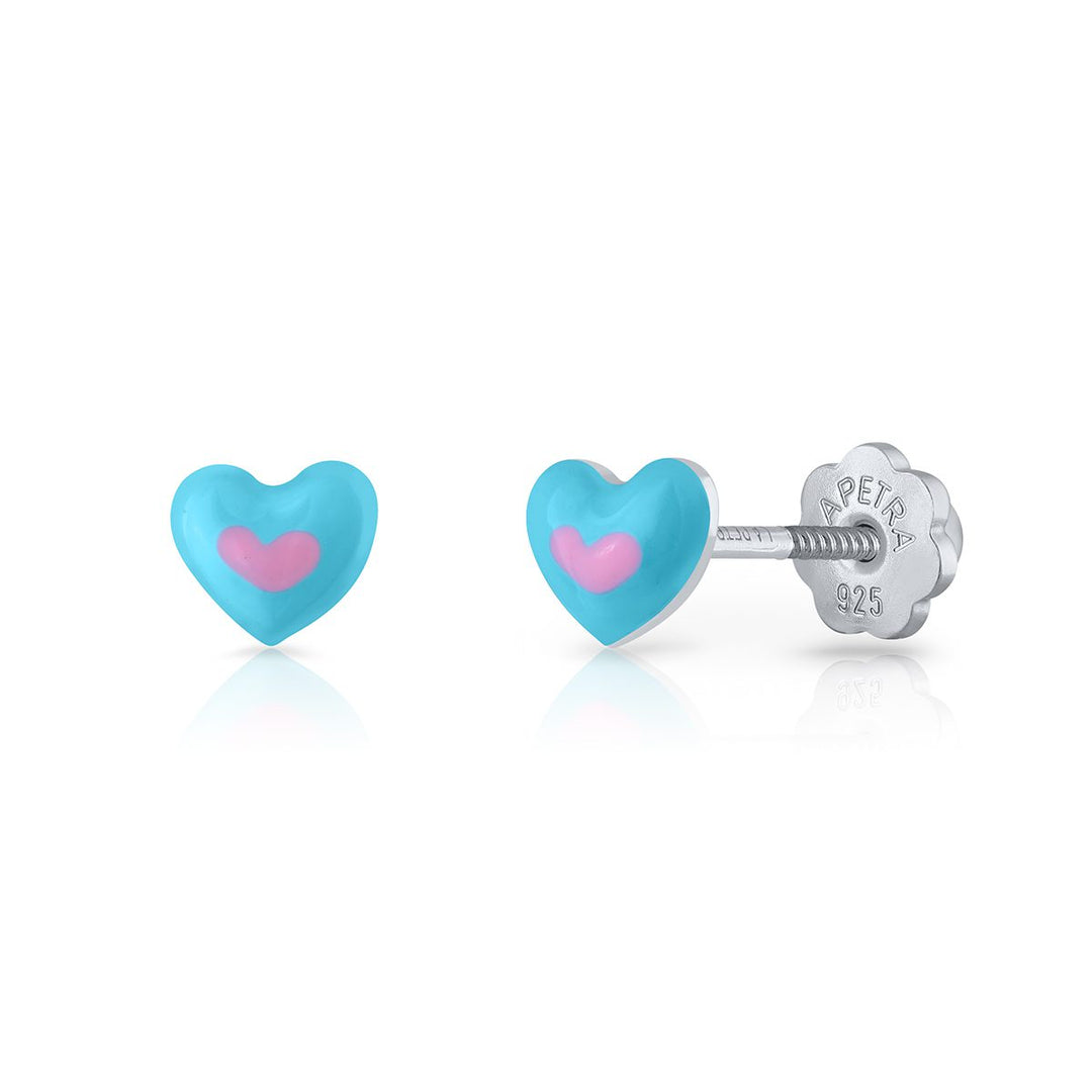 Pendientes Corazón con Corazón rosca