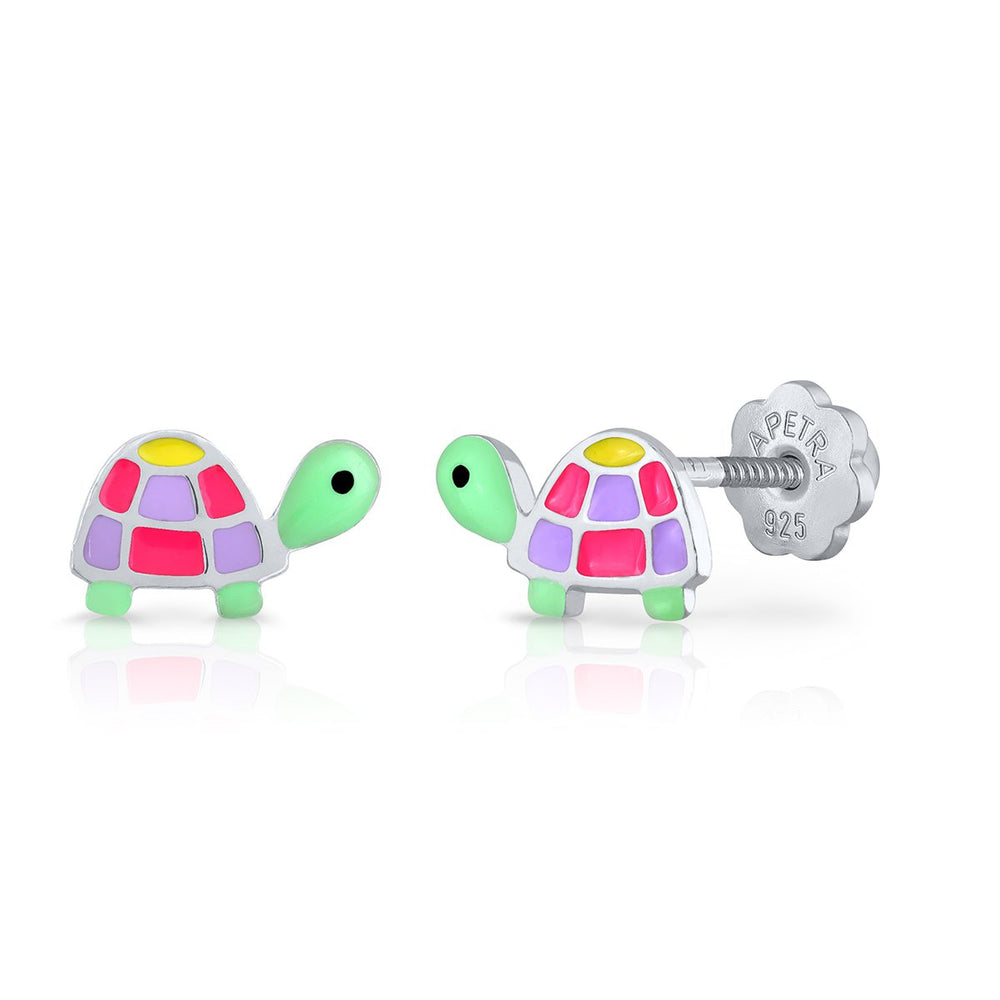 Pendientes Tortuga Clementina Perfil rosca