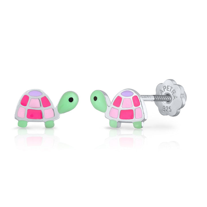 Pendientes Tortuga Clementina Perfil rosca