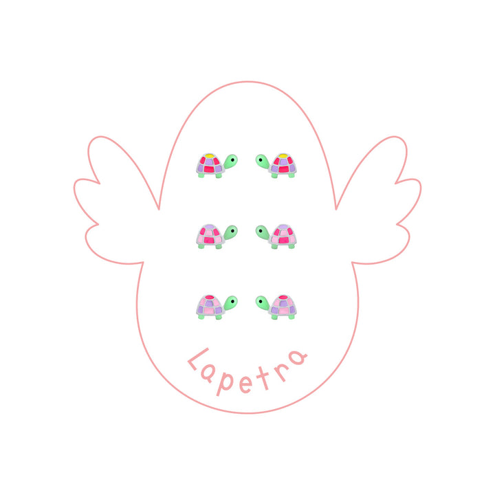Pendientes Tortuga Clementina Perfil rosca