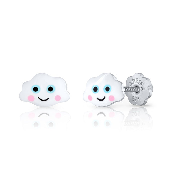 Pendientes Nube rosca