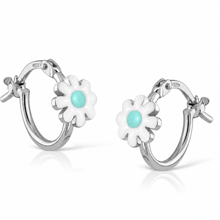 Mini aros Esmalte margarida