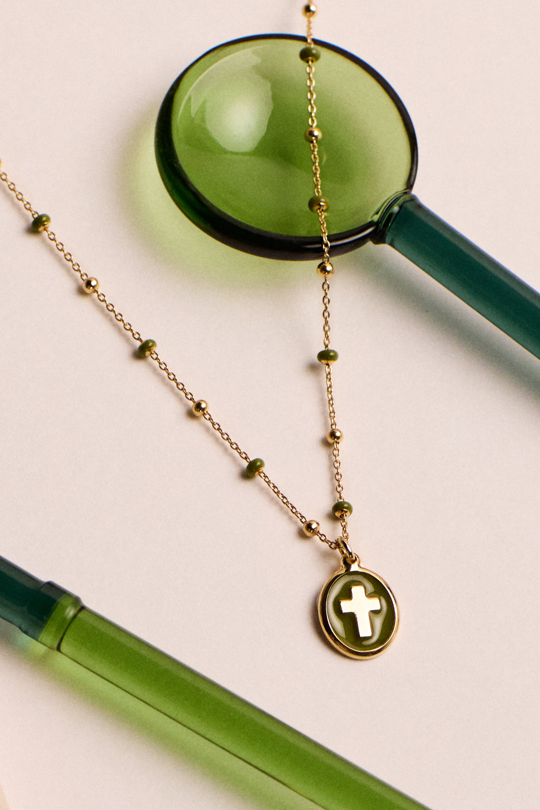 Zirconia Cross Necklace