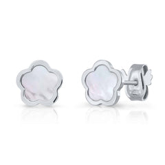 Pendientes presión Teenies flor