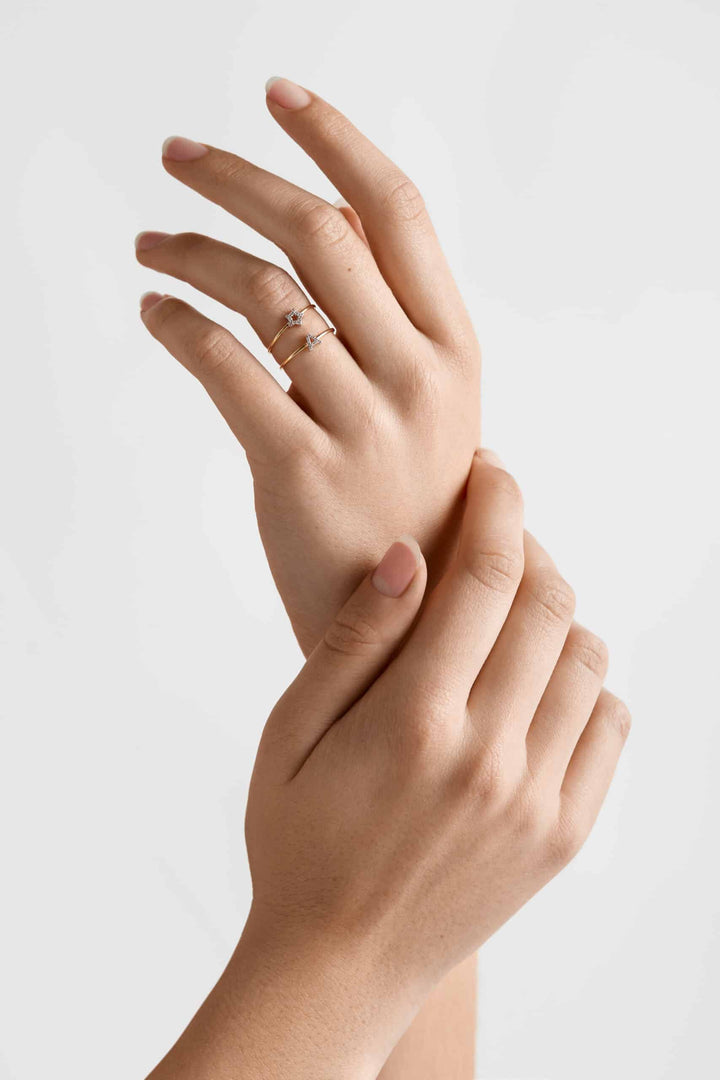 Prime Collection Diamonds Initial C Ring