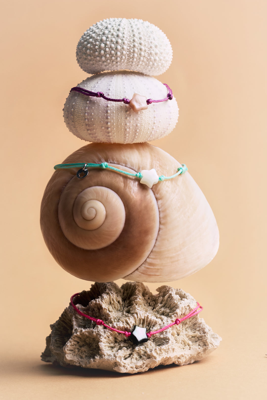 Pulseira de Macramé Coração Encantado
