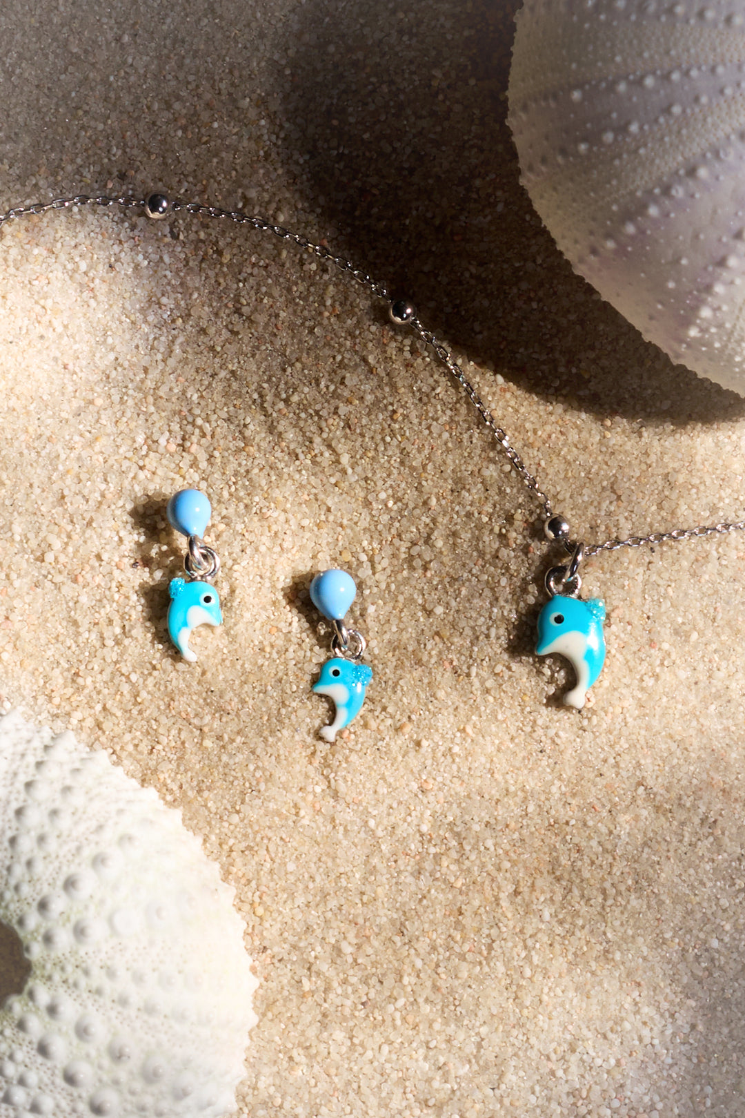 Candy Floss Dolphin Earrings