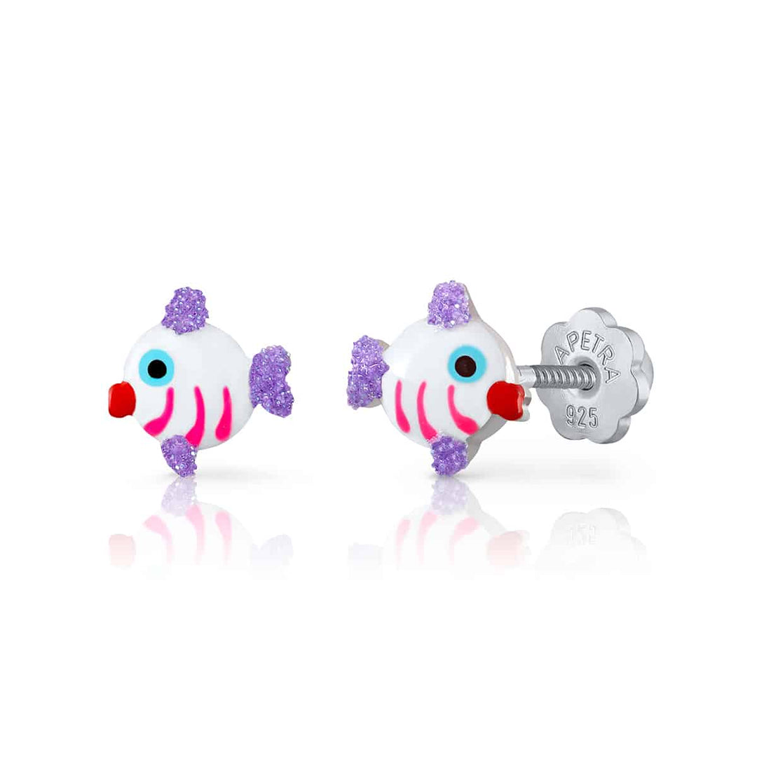 Pendientes Pez Tropical rosca