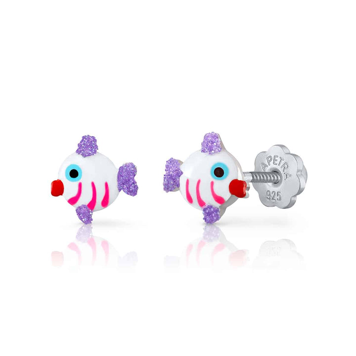 Pendientes Pez Tropical rosca