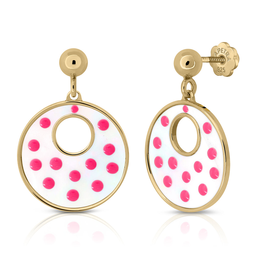 Pendientes Flamenca rosa