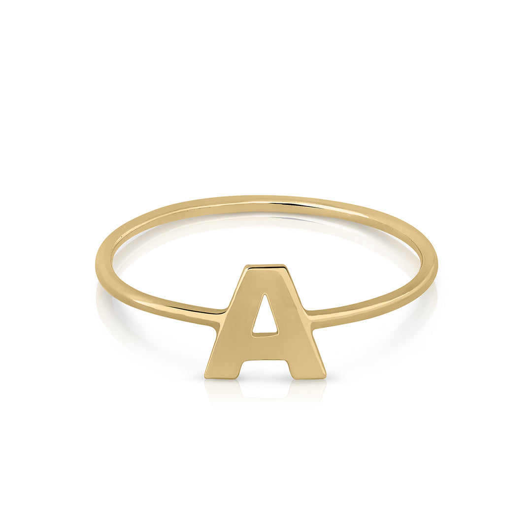 anillo inicial oro