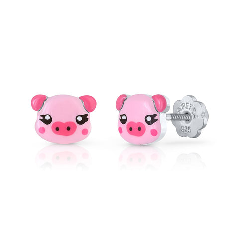 Petra Pig Earrings Screw 