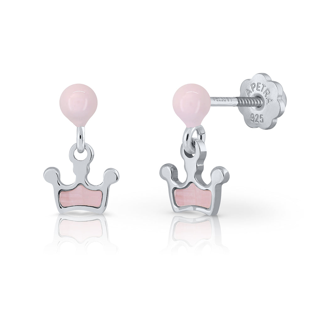 Pendientes Bolitas Teenies corona