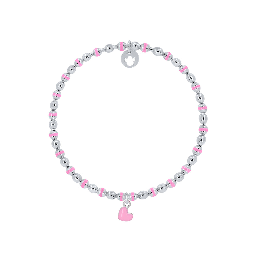 Colors Heart Stretch Bracelet