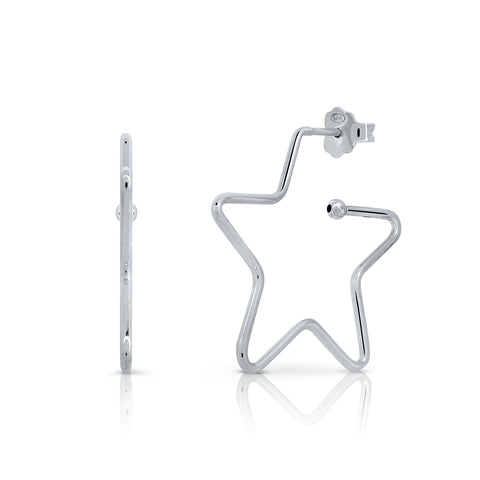 Small star-shaped earrings