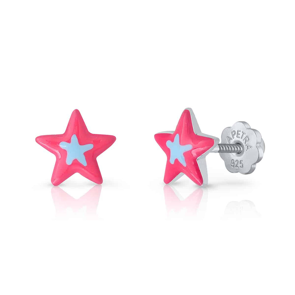 Estrella con Estrella fuxia