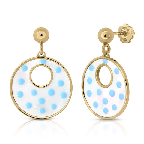 Blue Flamenco Earrings