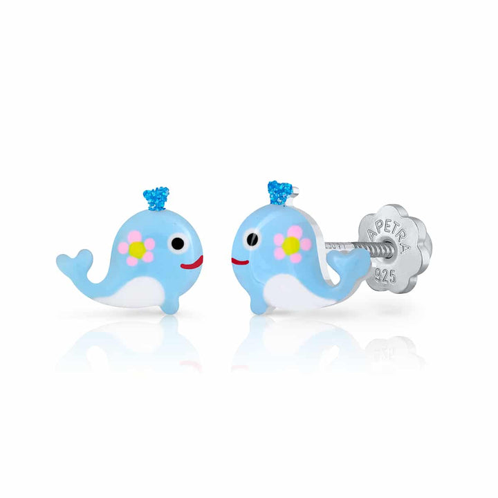 Pendientes Ballena rosca