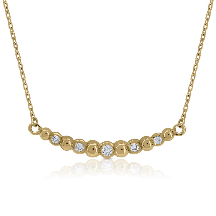 Collar oro Drops diamantes