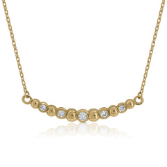 Collar oro Drops diamantes