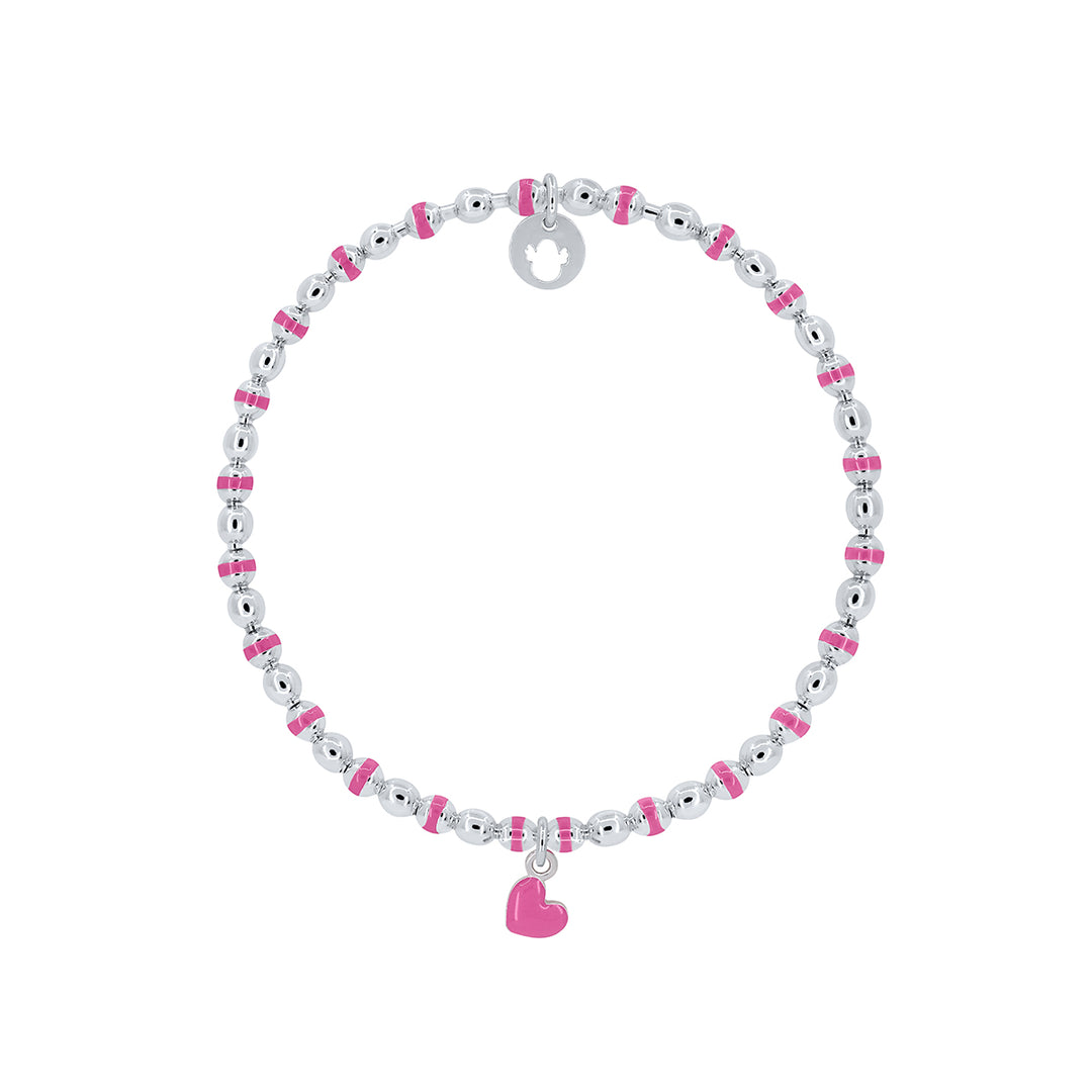 Colors Heart Stretch Bracelet