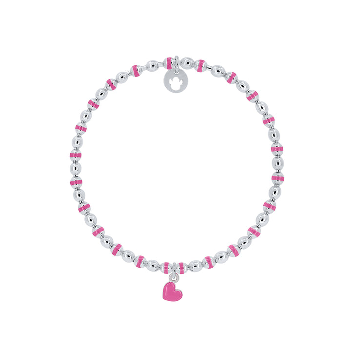 Colors Heart Stretch Bracelet