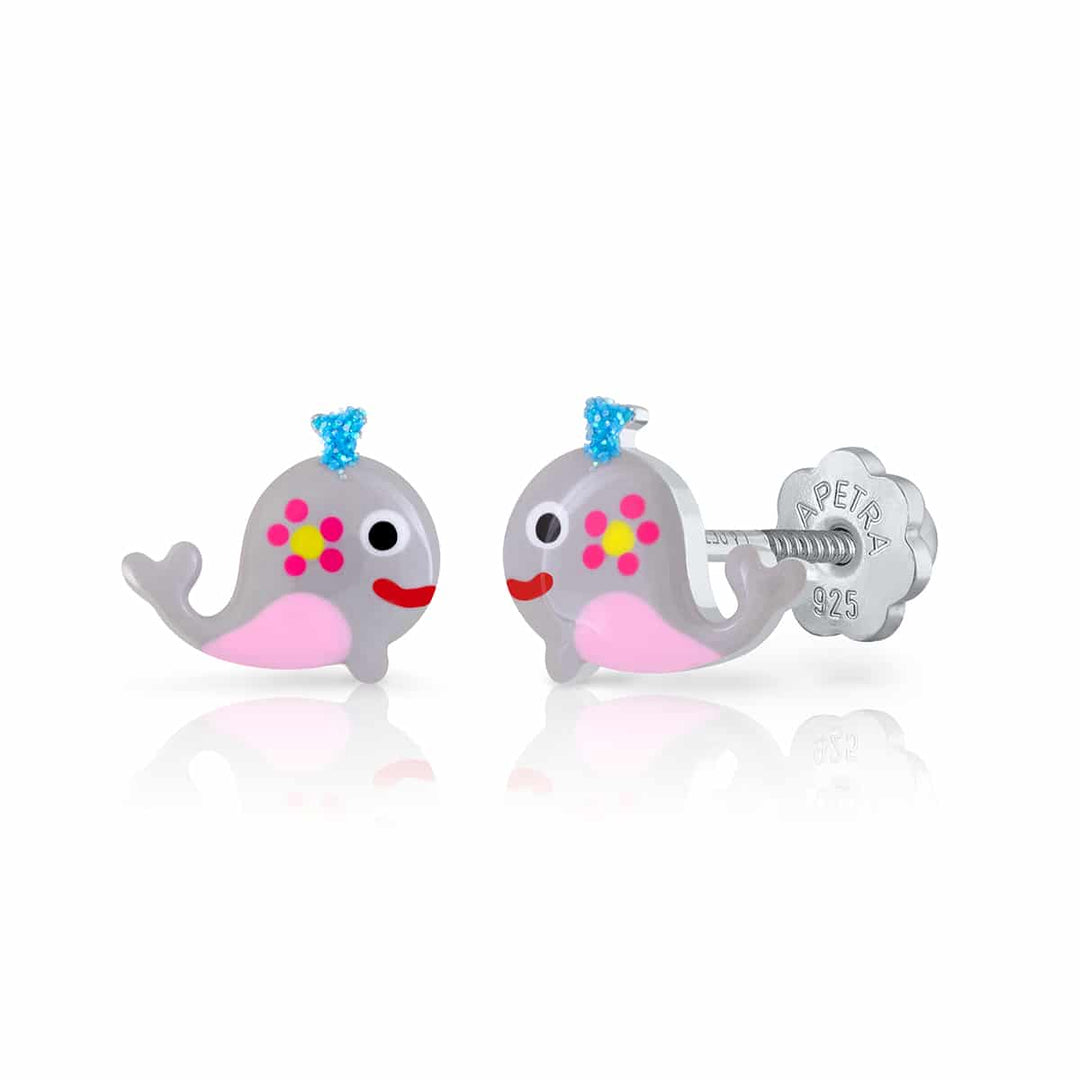 Pendientes Ballena rosca