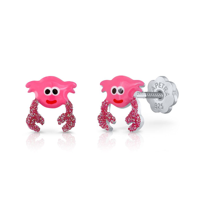 Pendientes Cangrejo rosca