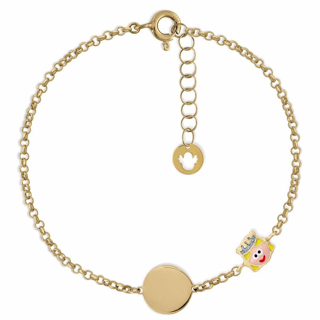pulsera chapa princesa