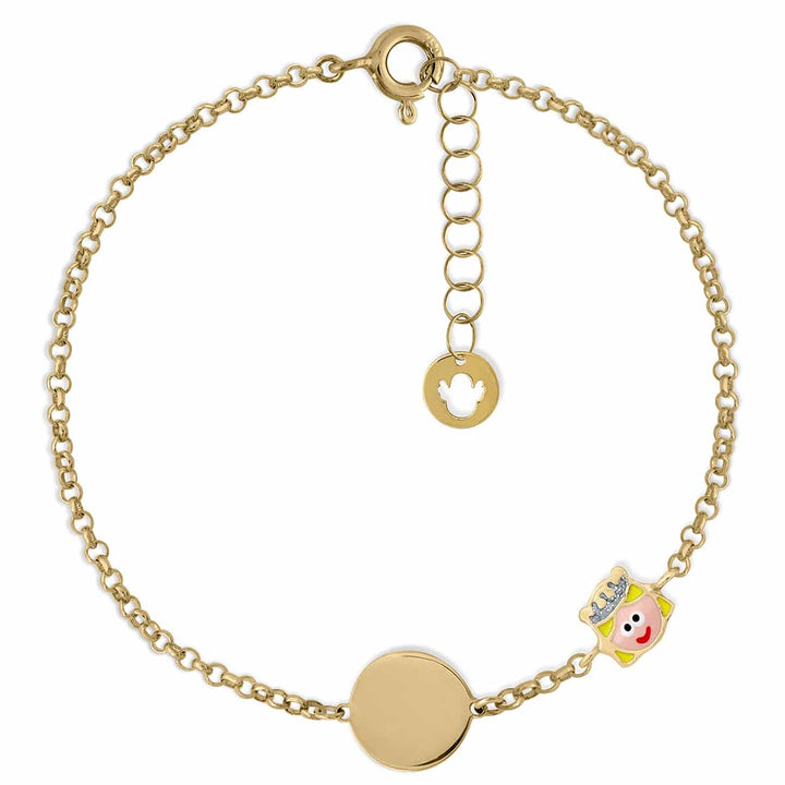 pulsera chapa princesa