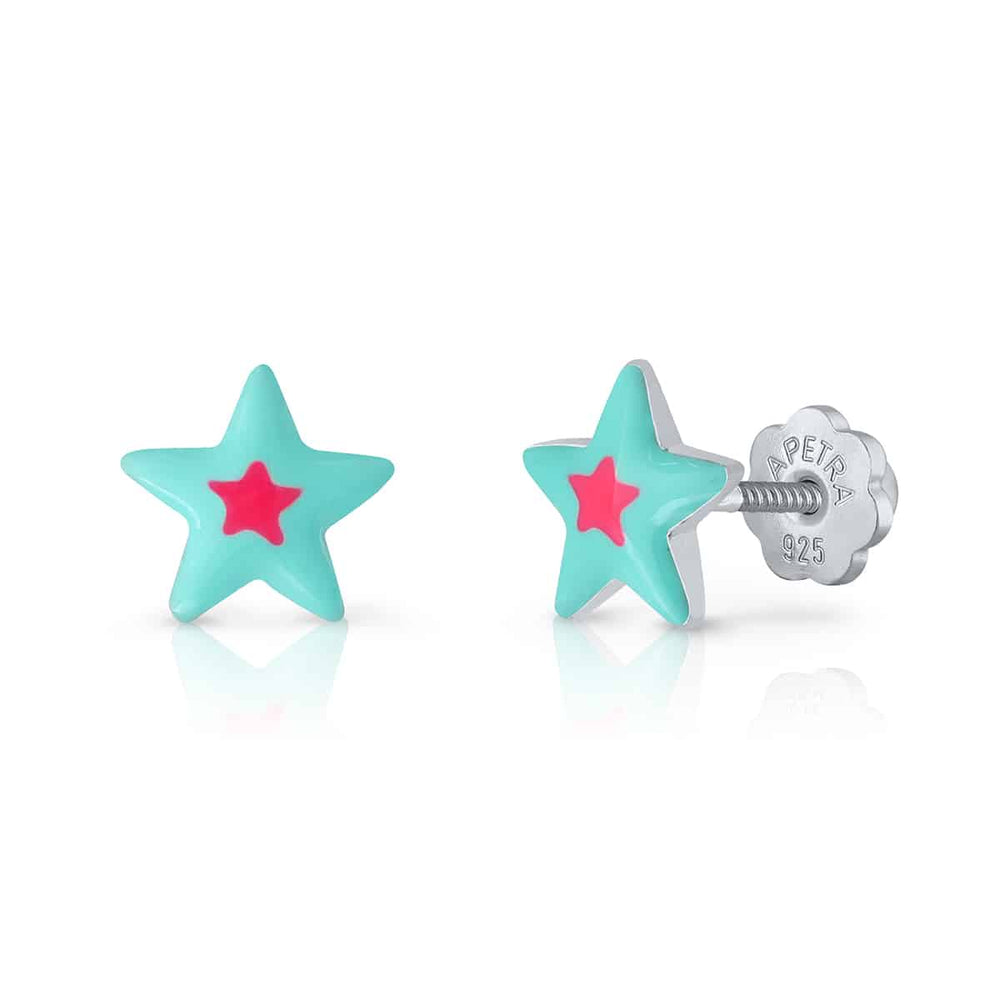 Estrella con Estrella azul