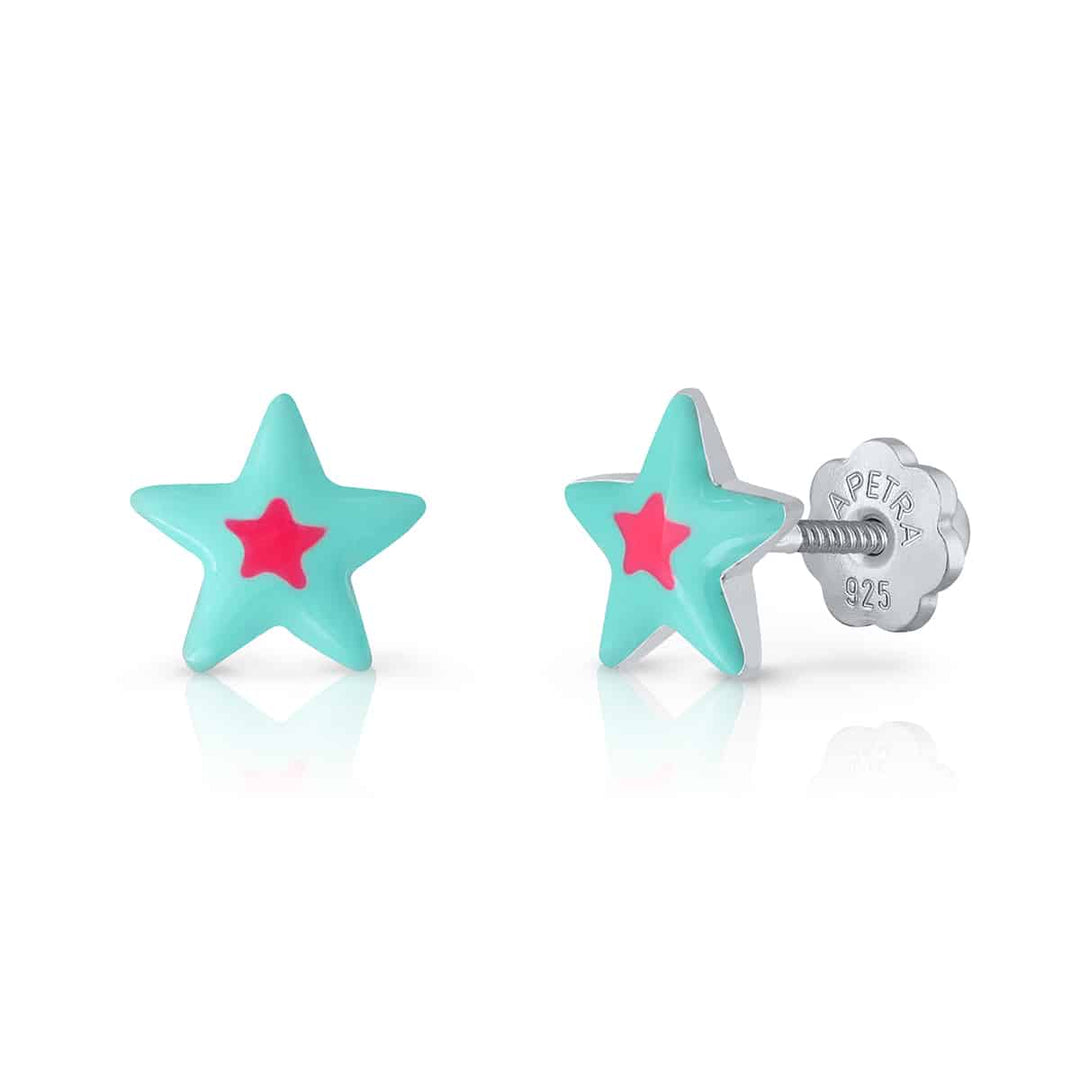 Estrella con Estrella azul