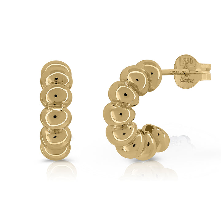 Pendientes oro Drops