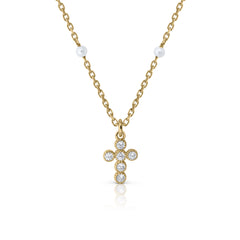 Collar cruz Circonitas