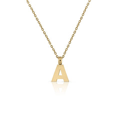 Collar oro Inicial lastra