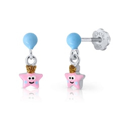 Pendientes Candy Floss Estrella Ojos