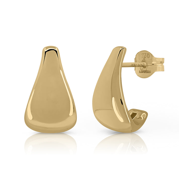 Pendientes oro Gota Electroforma