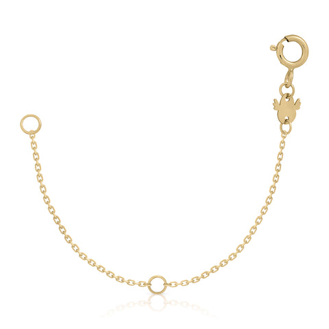 Gold chain extension