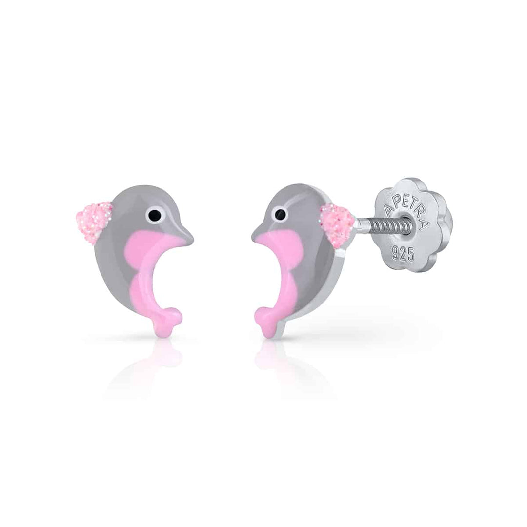 Pendientes Delfín rosca