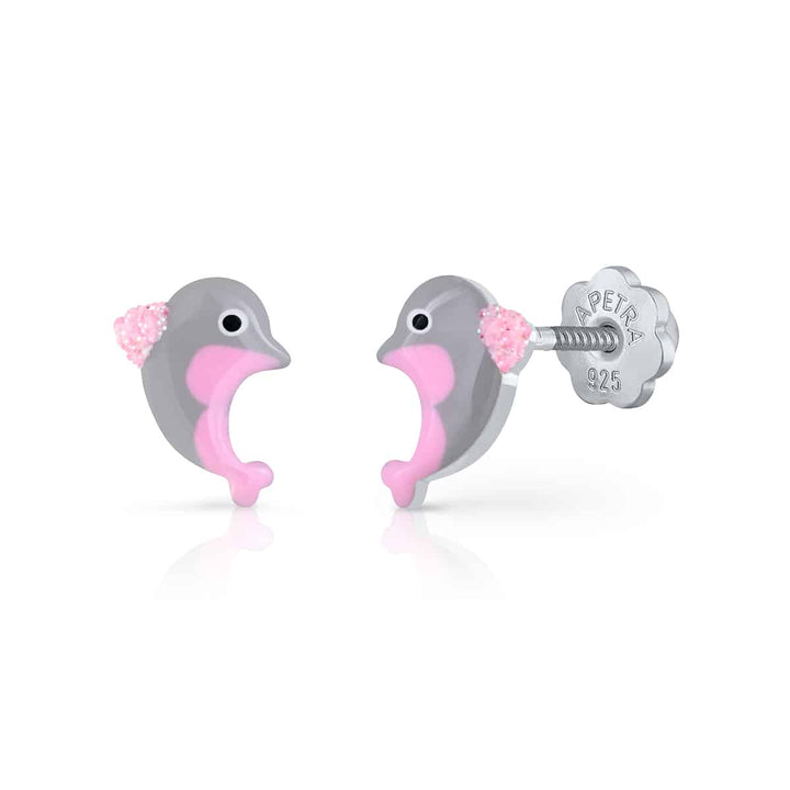 Pendientes Delfín rosca