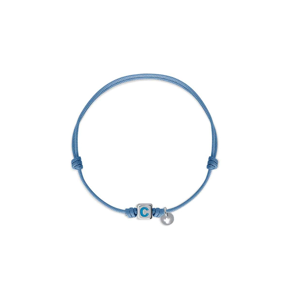 Pulsera Dado Macramé I AM azul