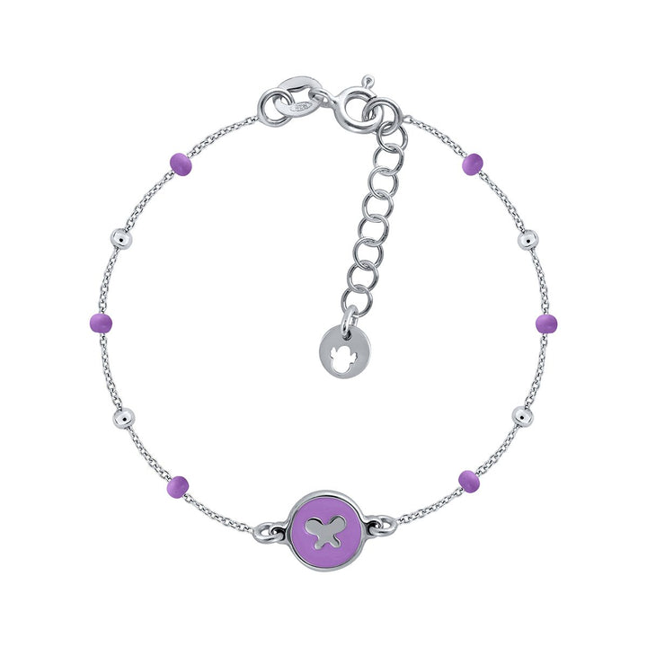 Pulsera Mini Mary Esmalte - ShaSha Lila 