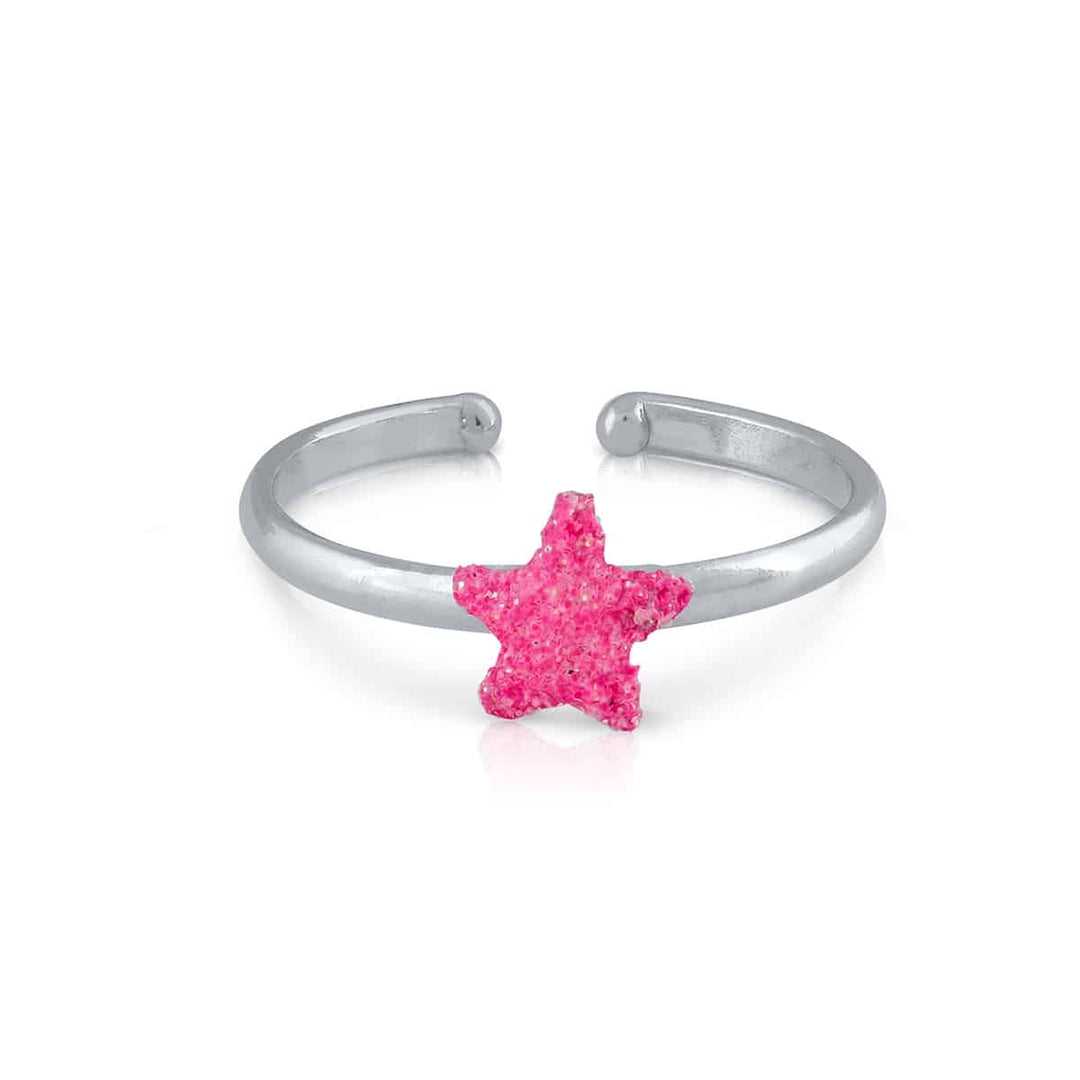 Anillo esmalte Estrella Purpurina