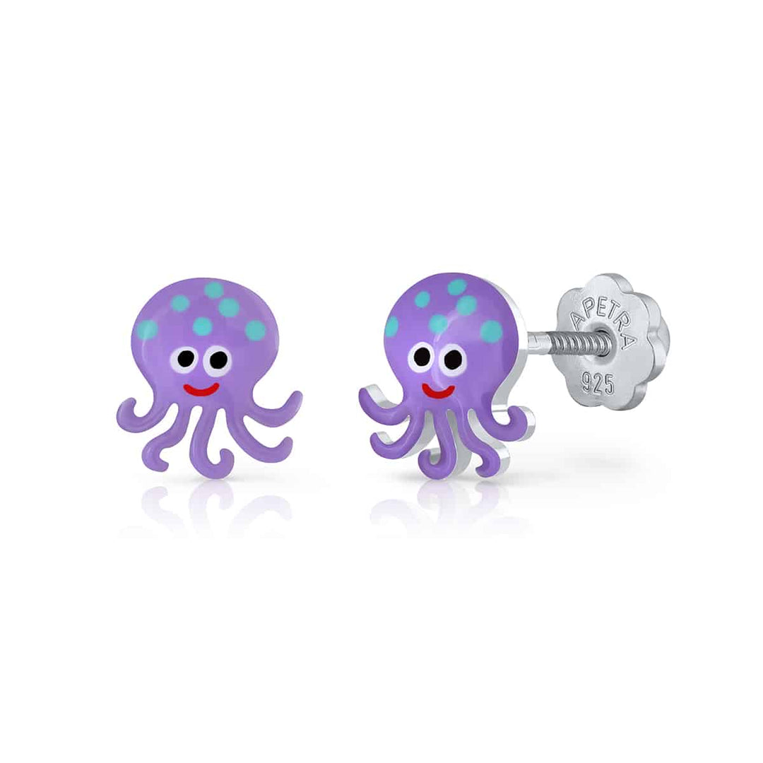 Pendientes Pulpo rosca