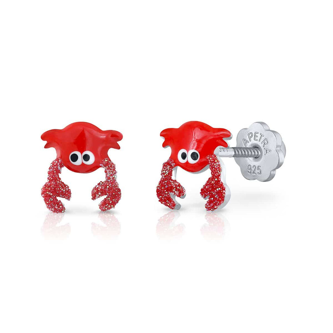Pendientes Cangrejo rosca