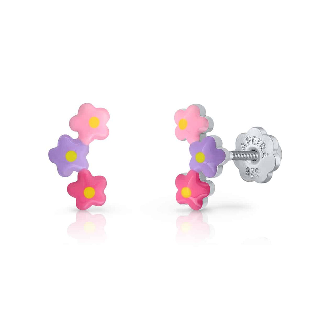 Pendientes Trepador Margarita rosca