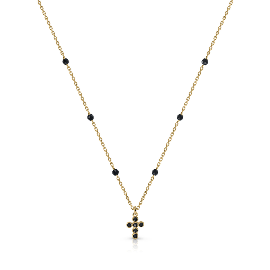Zirconia Cross Necklace