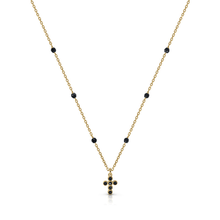 Zirconia Cross Necklace
