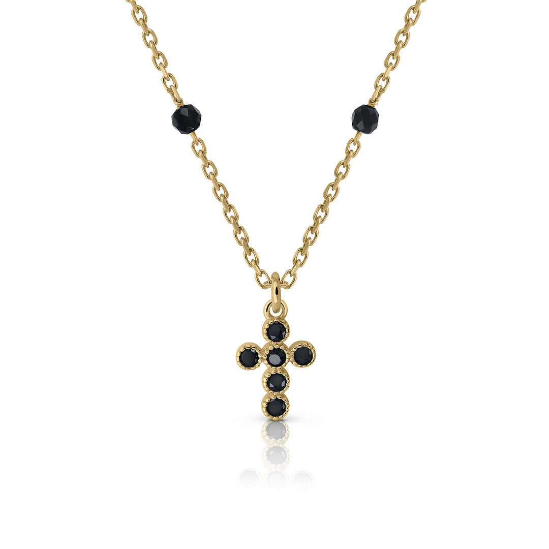 Zirconia Cross Necklace