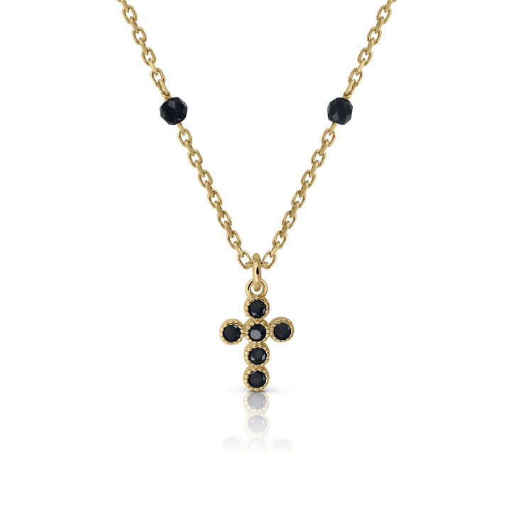Zirconia Cross Necklace